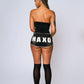 MAXO Low-rise mini shorts